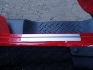 Накладки на пороги шлифованные (комплект 4 шт) для Jeep Wrangler 5D № JEEPWRAN5D(3.6)14-19